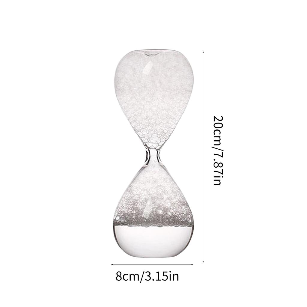 Liquid Motion Hourglass Timer Bubble Sand Clock Home Decoration Night Light for Bedroom and Office