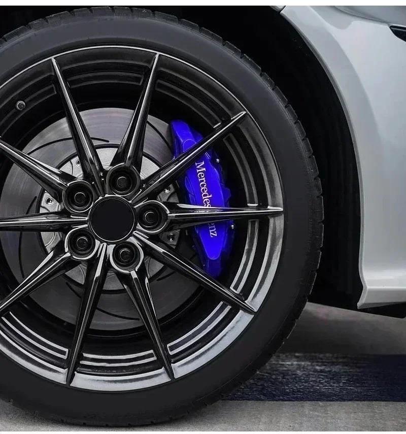 6 Stück Auto Styling Auto Bremssattel Aufkleber Für AMG Mercedes Benz W204 W124 W201 W202 W212 W220 W205 GLA CLA Automobil Zubehör YX4