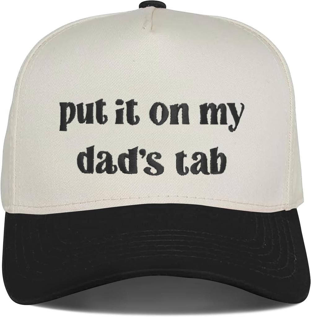 Put It On My Husband'S Tab Funny Trucker Hats Women Vintage Adjustable Baseball Cap Embroidery Fashion Trucker Hat