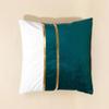 The Dutch Velvet Splicing Square Cushion Covers Gold Geometric Decorative Pillow Cover Throw Pillow Case Home Decor Sofa Bed