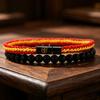 Fashion 2Pcs Men Rope Bracelet Set Premium Selected Fabric Color Blocking Design Multiple Colors Sizes Available Wrist Accessory