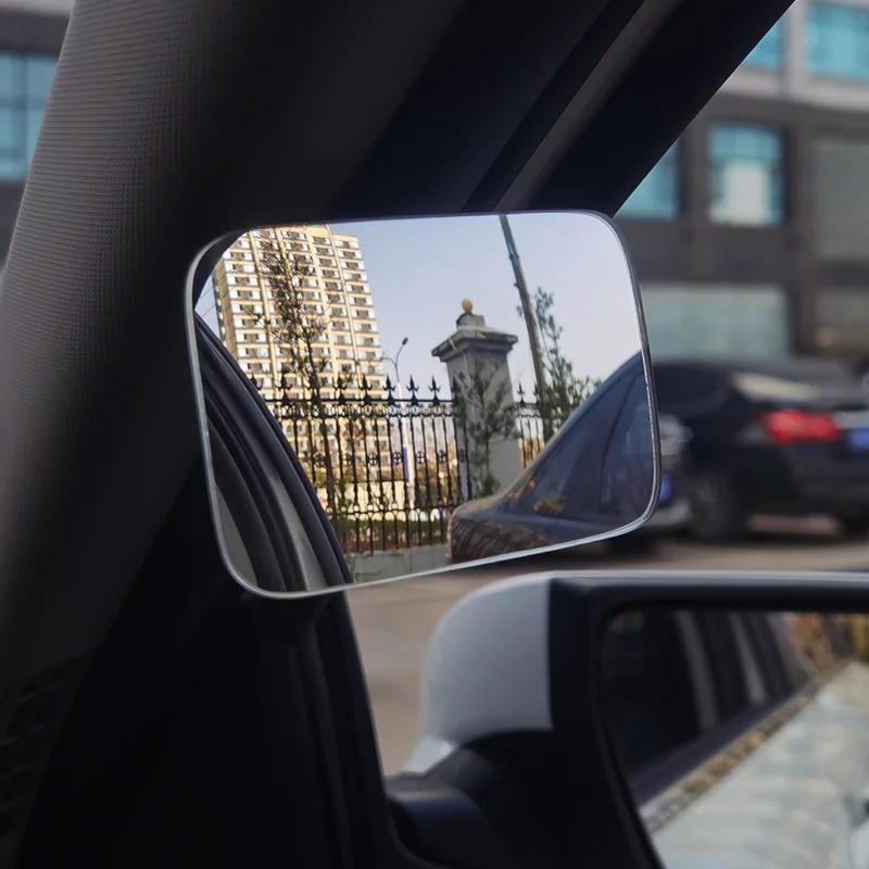 Specchietto retrovisore per angolo cieco auto, specchietti grandangolari a 360 gradi, montaggio regolabile sul telaio della porta, specchietto retrovisore ausiliario per interni ed esterni dell'auto
