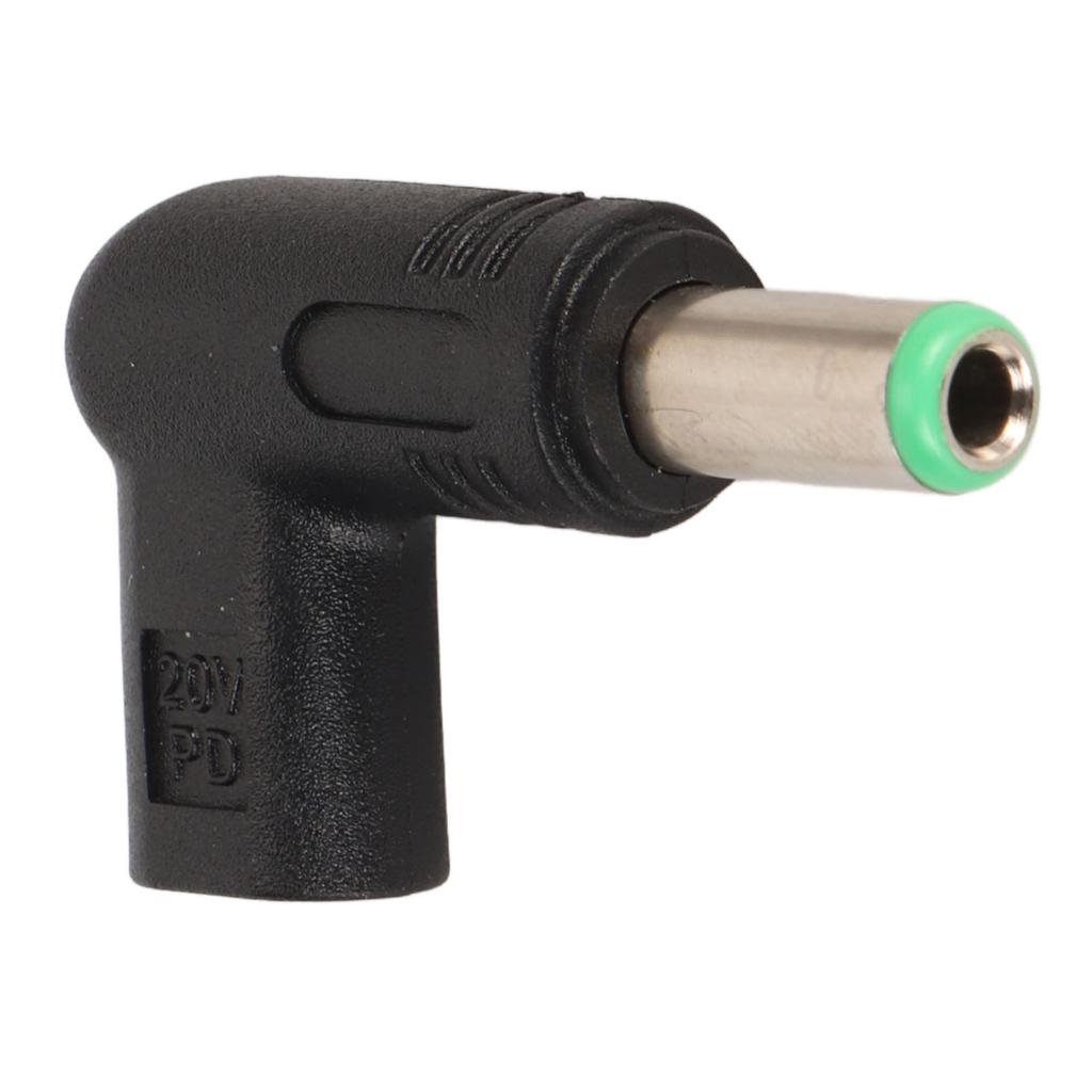 Female Type C to DC Adapter 6.3x3.0mm 18.5 to 20V 100W PD Fast Charge Type C Female to DC Male Adapter for Laptop
