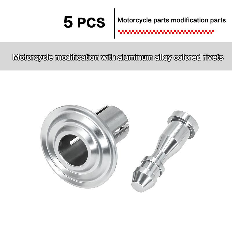 

5Pcs M6 Motorcycle Expansion Buckle Aluminum Alloy Electric Vehicle Screw Nuts For Replacing Buckle Accessory