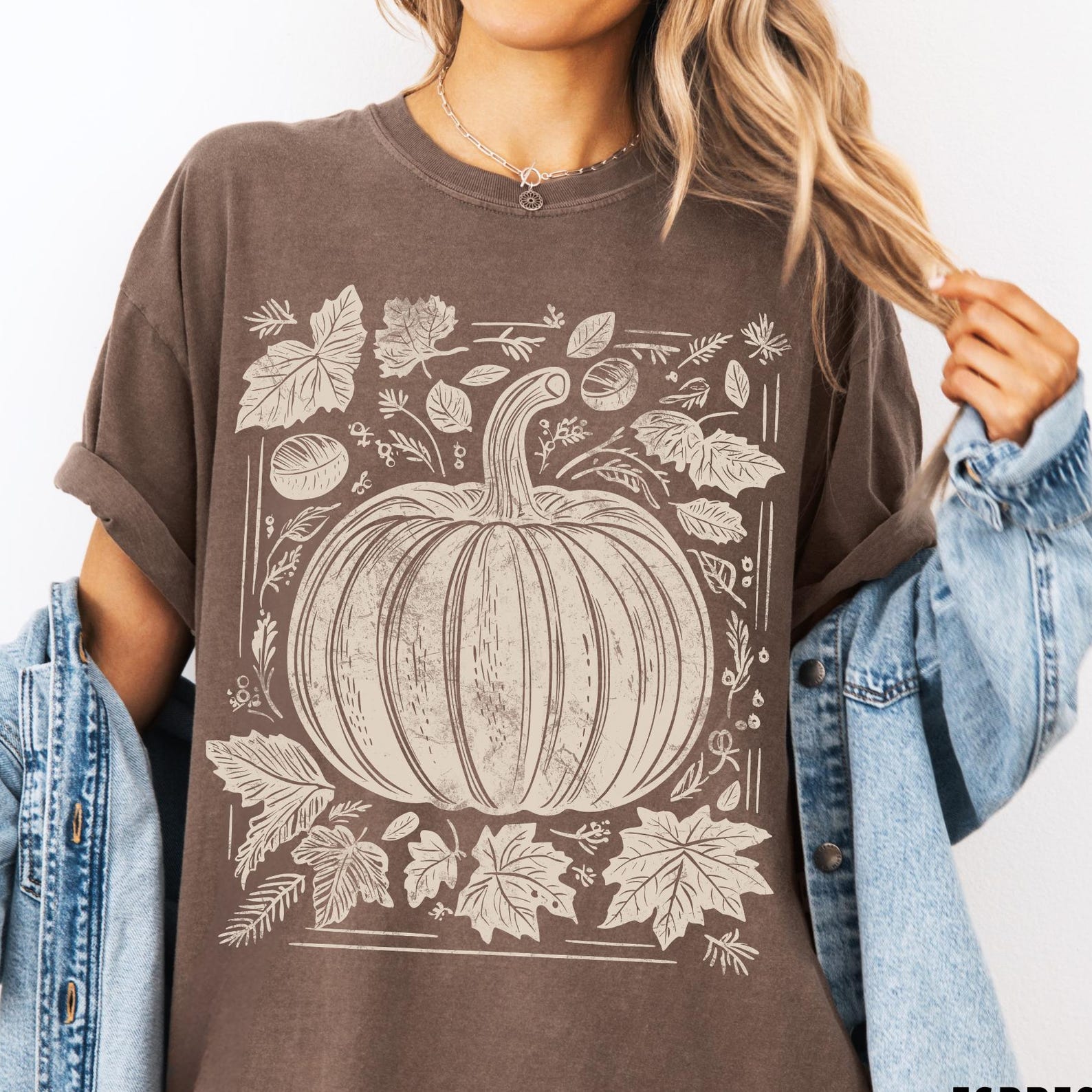 Retro Pumpkin Comfort Colors® Shirt, Vintage Fall Season T-Shirt, Fall Oversized Shirt, Autumn Graphic Tee, Fall Aesthetic, Halloween Shirt XL