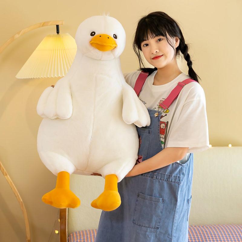 Duck Yellow Big Goose Plush Toy Doll Throw Pillow Gift Comfortable Durable Soft
