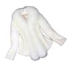 Autumn And Winter Women's Short Long Sleeve Slim Imitation Fur Coat