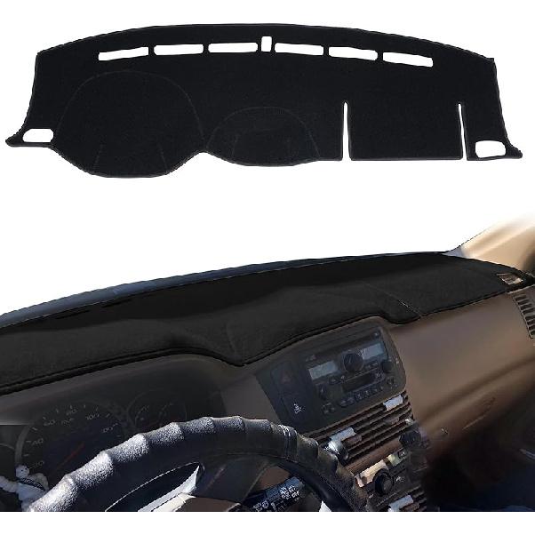 Dashboard Cover Fit for Honda Pilot 2002 2003 2004 2005 2006 2007 2008 Dash Cover Mat Pad Carpet Protector (Beige)