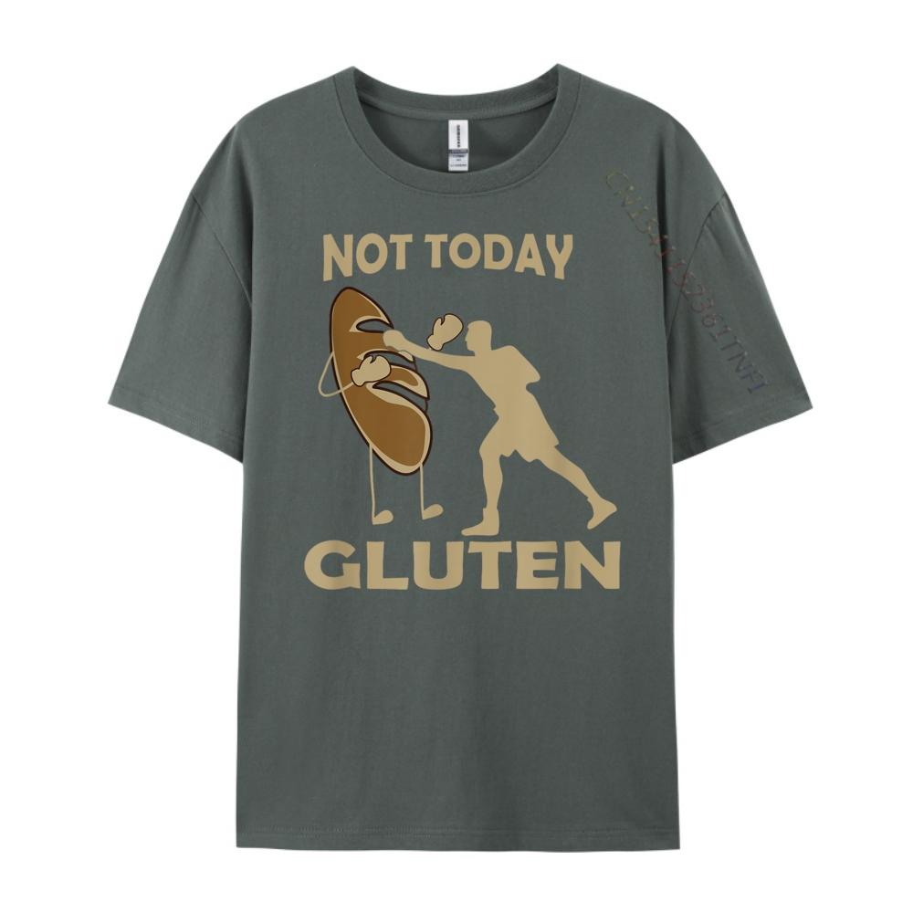 Gluten Free Funny Not Today Gluten Clothing Spring T Shirt Men Valentines Day