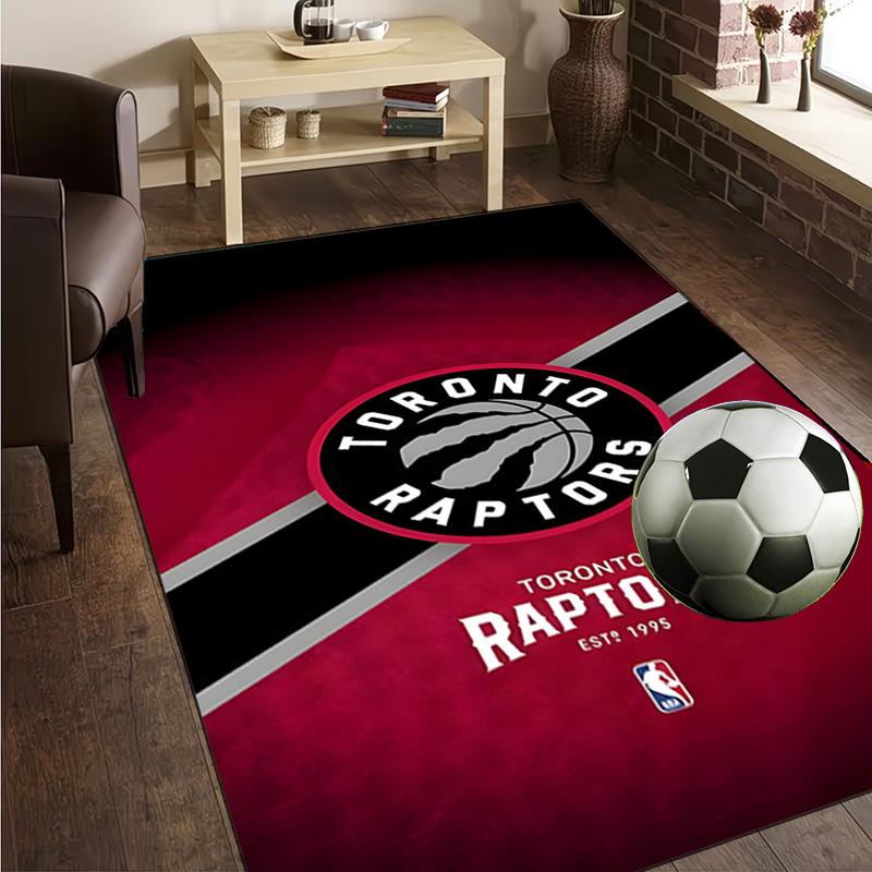 Raptors basketball Logo Rug Office Carpet Non-Slip Mat, Chair Rug Floor Covering for Gaming, Bedroom, Living Room , Home Decor Christmas Gift