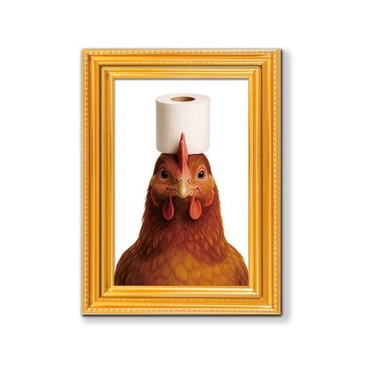 1/5/6Pcs Drinking Animal Cat Refrigerator Magnet Vintage Wooden Frame Animal Fridge Magnet Home Kitchen Office Decoration Animal Lover Gift