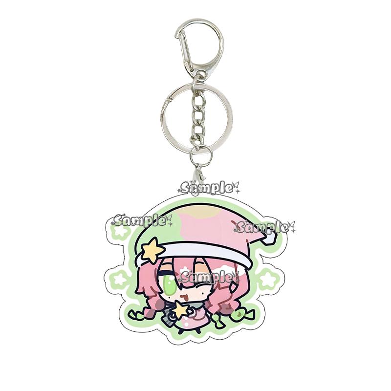 Double-sided Printing Anime Kochou Shinobu Tomioka Giyuu Tanjiro Kamado Nezuko Keychain Acrylic Pendant Charm Fans Gifts Jewelry