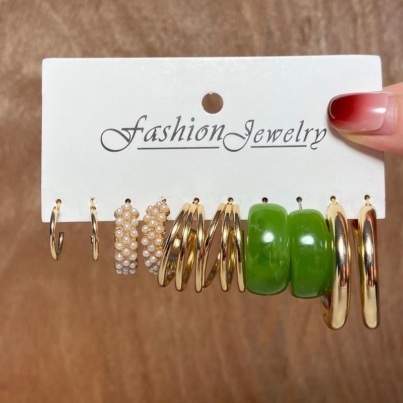 iF ME Fashion Earrings Butterfly Heart-shaped Hoop Earrings for Women Accessories Jewelry