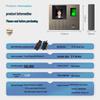 Deli Smart Face & Fingerprint Time Attendance System CN Plug (adapter Included)