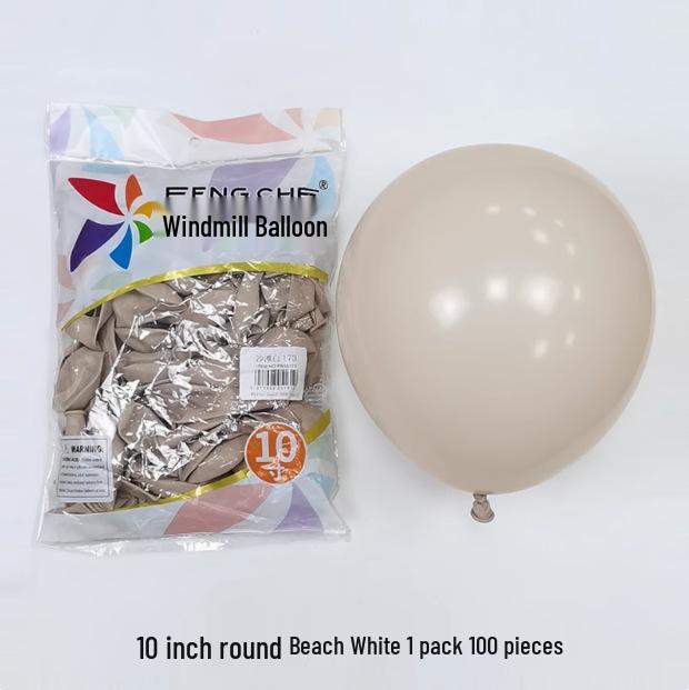 Windmill Pattern 10" Round Latex Balloons - Pack of 100 for Weddings & Birthdays