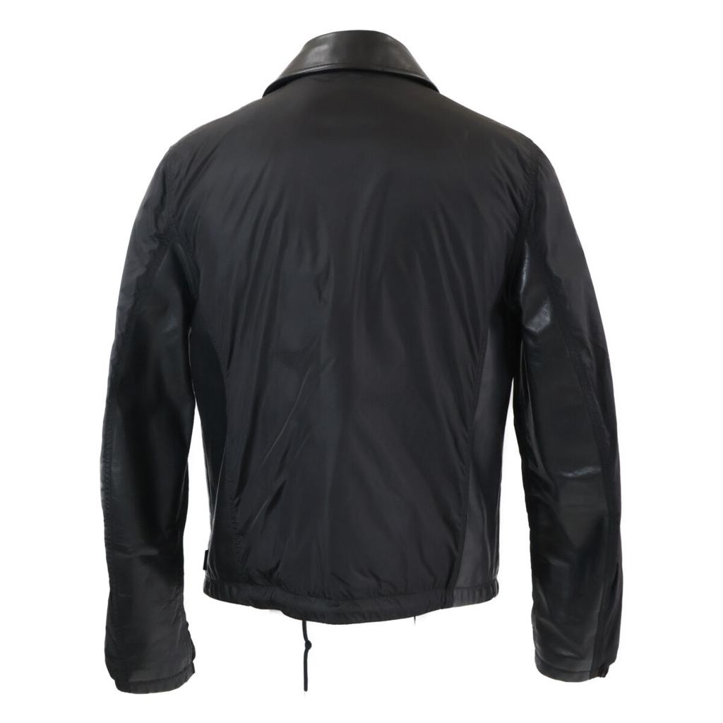 Moncler [Excellent Condition] B20914081680 MASSART Leather/Down Jacket Jacket 2 blackUsed