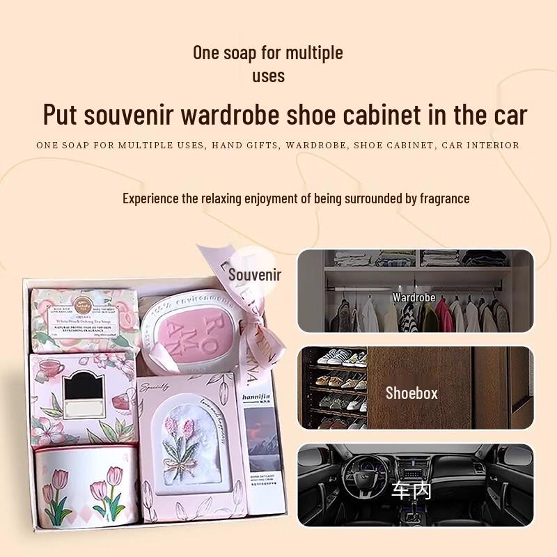 Hanbolly Fragrant Face & Body Cleansing Soap 200g