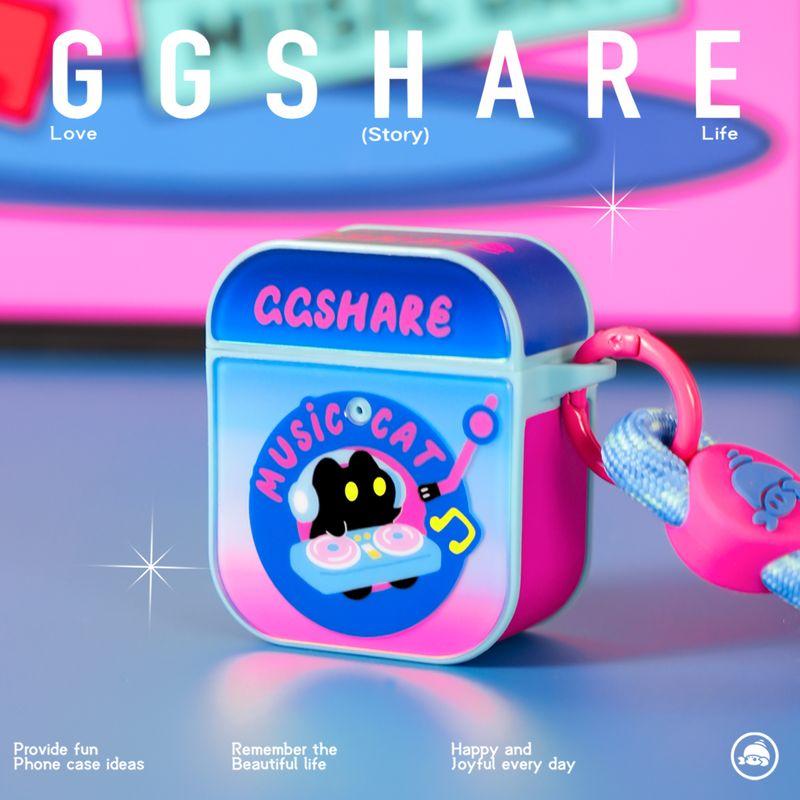 

for Airpodspro Second Generation Third Generation Four Headset Shell Shatter-resistant Bluetooth Earphone Sleeves Airpods4/3/2 Niche High-End Cute AirPods 1/2 Generation Electric Cat Earphone Case