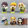 Cute And Colorful Demon Slayer Figures With Tanjiro Nezuko Zenitsu In Pvc Material