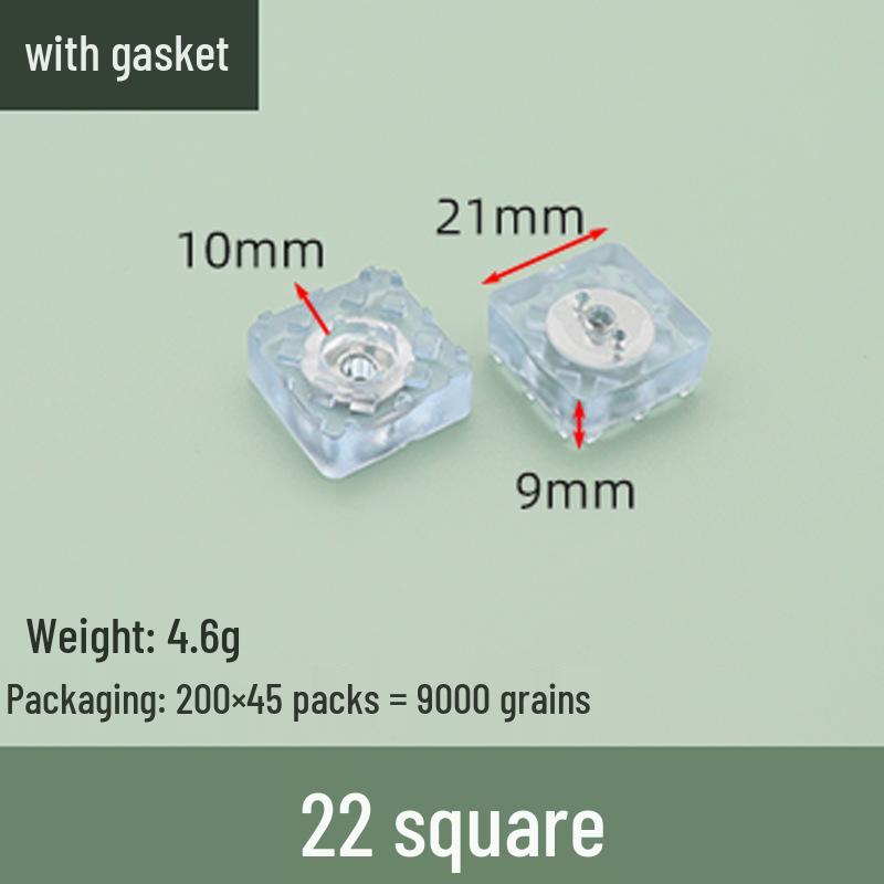 Transparent Anti-Slip Furniture Leg Pads, Heightening Round Moisture-Proof Foot Protectors for Chairs, Tables, Sofas