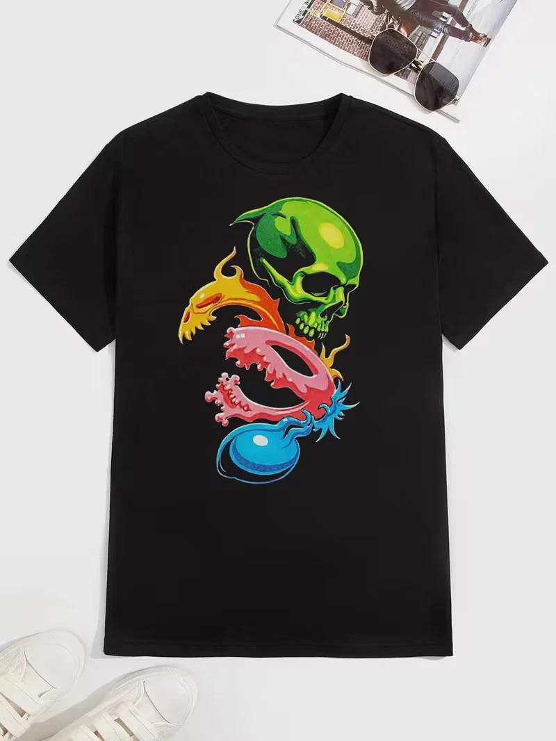 Black Vintage-Inspired Men s Graphic T-Shirt |  One-Eyed Willy s Pirate Rum L