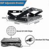 2-Pack 100W UV LED Blacklight Floodlight, IP65 Waterproof Lamp with Effect Lighting for Aquariums and Aquatic Displays