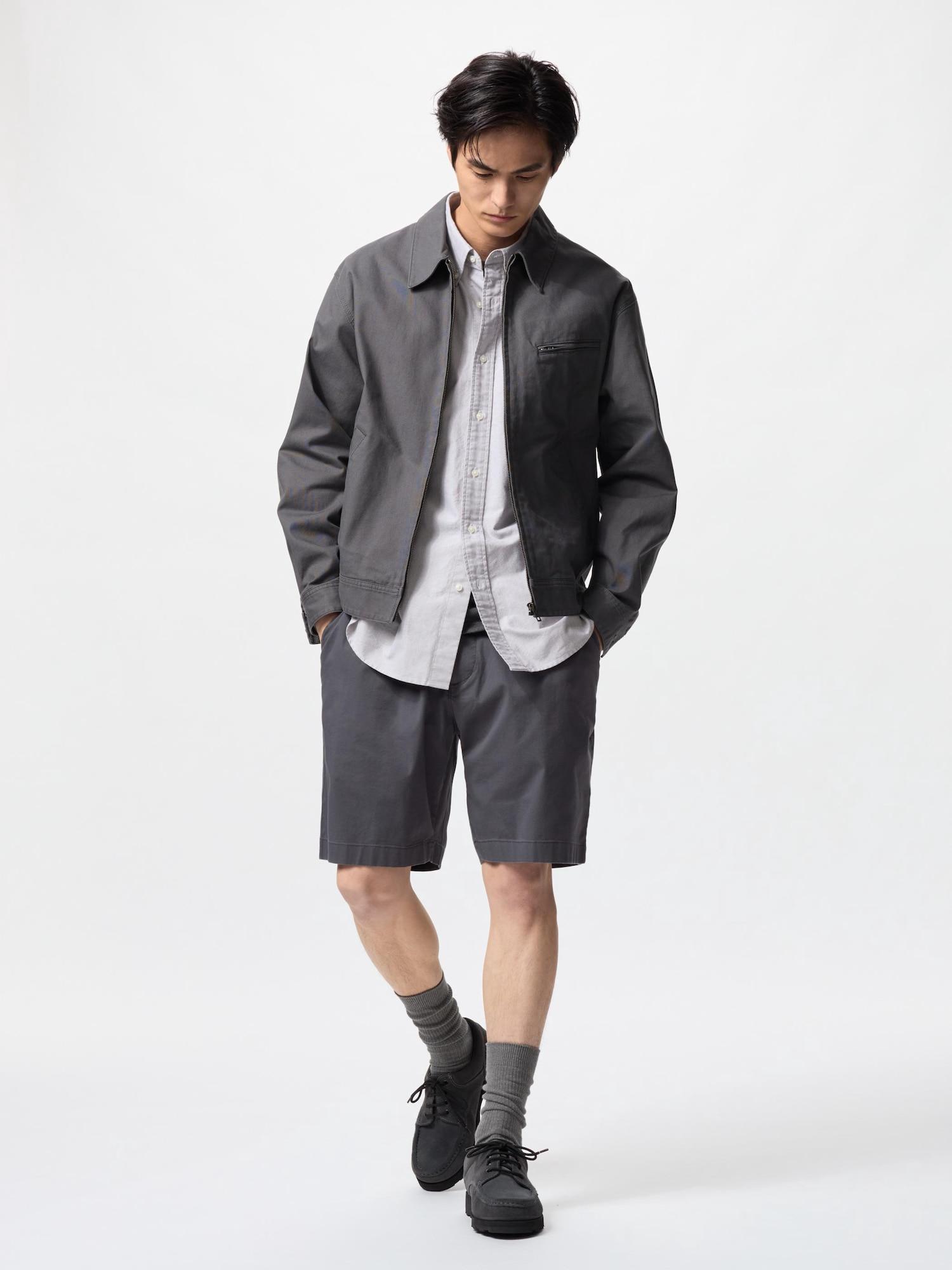 

Uniqlo Япония эластичные легкие шорты 08 DARK GRAY/M