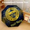 8 Rib Auto Folding Umbrella Fenerbahçe FC Print Custom Name Text Portable Rain Gear