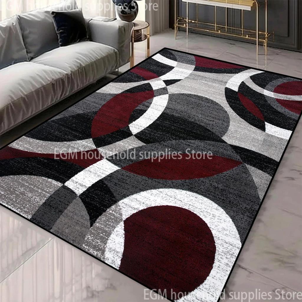 Severský abstraktní luxusní koberec Domácí dekorace Obývací pokoj Nadýchané plyšové koberce 200x300cm Ložnice Kancelářská plocha Protiskluzové podložky na podlahu