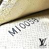 Used Excellent Condition Louis Vuitton Damier Azur Wallet, White, Brand N61735