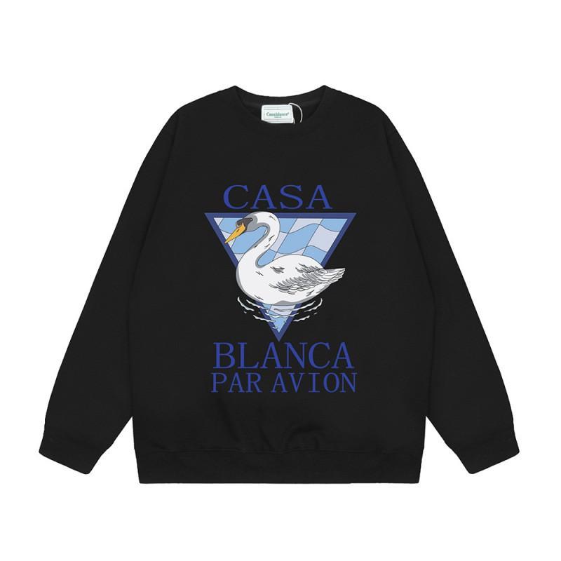 Unisex Oversized Cotton Graphic Print Crewneck Sweatshirt Winter Casual Wear