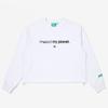 Women S Crop SweatShirt White