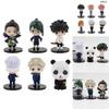 Authentic 6-piece Jujutsu Kaisen Pvc Figurine Set Toge Gojo Satoru Gojo Megumi Fushiguro Nobara Kugisaki Kechizu And Kokichi Muta 8cm Height