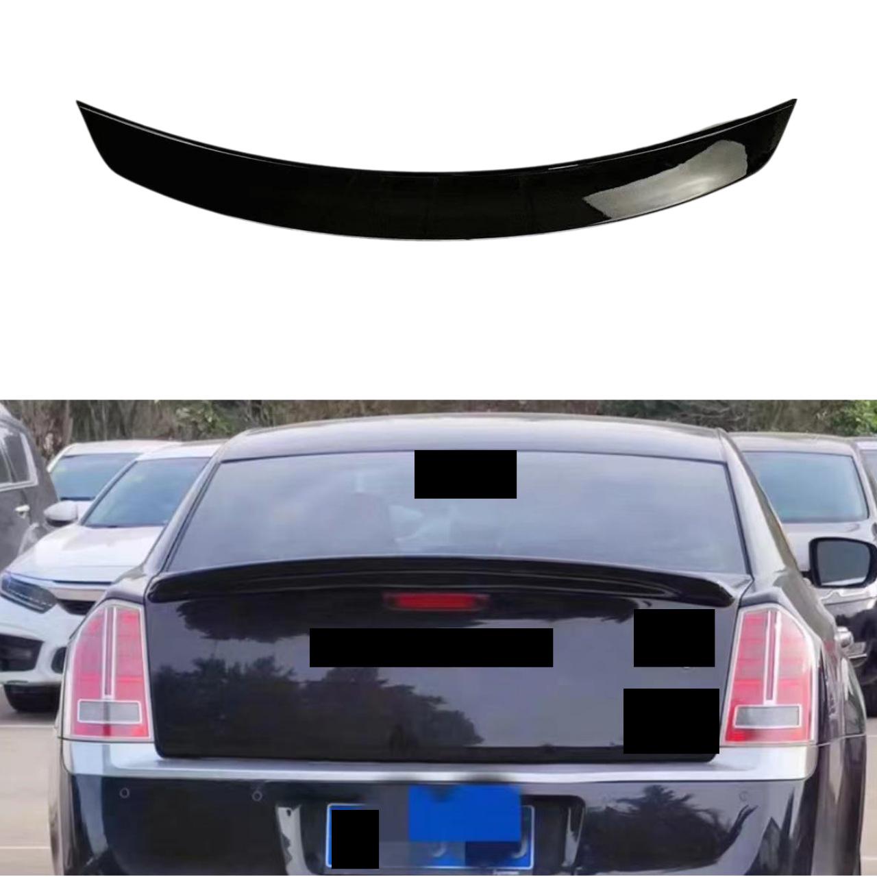

Chrysler 300C 2011-2019 Rear Spoiler & Wind Deflector Car Accessory Glossy Black