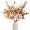 Silk Chrysanthemum Bouquet Silk Artificial Floral Arrangement Artificial Flowers Vibrant Reed Decorative Flowers For Home Diy