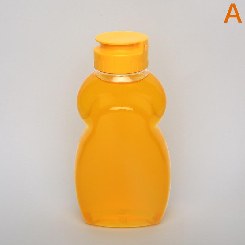 290ml Honey Bottles Bottle Squeeze Dispenser Packaging Salad Dressing Jar Mini Jam Clear Containers Empty Ketchup Syrup Sauce