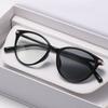 2026 New Cat-Eye Photochromic Myopia Glasses Unisex Ultra-Lightweight Premium Anti-Blue Light Eyewear Minus Diopter 0 To -4.0