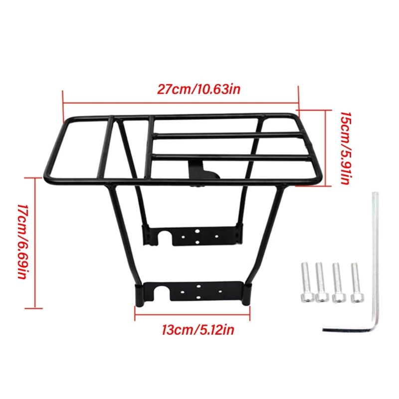 Aluminum Alloy Scooter Rear Cargo Rack Electric Scooter Rear Rack Thickened Rear Luggage Rack Scooter Accessories