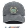 pc Rhinestone Crab Shaped Printed Baseball Cap Sparkling Rhinestone Decor Individual Trendy Sun Hat Fashionable EyeCatching