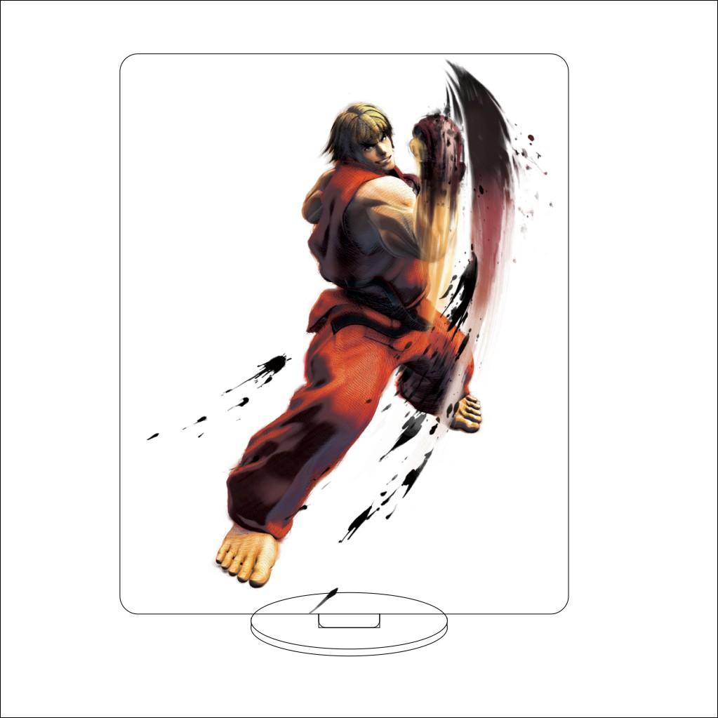 16CM Anime Sutorīto Faitā Figure Stand Model BLANKA/ZANGIEF/DHAISIM/Cammy White Cute Desk Decor Standing Sign Gifts