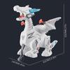 Mechanical spray electric dinosaur sound effect light toy animal dinosaur walking childrens dinosaur can launch