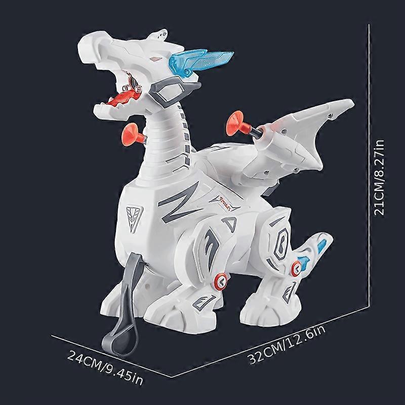 Mechanical spray electric dinosaur sound effect light toy animal dinosaur walking childrens dinosaur can launch
