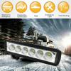 1PC 6 LED 18W Car LED Work Light DRL Spotlight High Bright Waterproof Auto Offroad SUV Truck Headlights Driving Lamp 12V