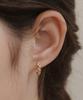 Tatiana (Silver 925) Rileyred Hoop Earrings Ec3140