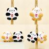Weicher und kuscheliger Panda-Plüsch-Schlüsselanhänger, perfekt für Hochzeits-Wurfgeschenke