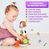 EastSun Baby Hip Hop tanzende musikalische Gans Spielzeug singend krabbelnd gehend Ente Spielzeug für 12 18 Monate Kleinkind Geschenk für 1 2 Jahre alte Jungen Mädchen