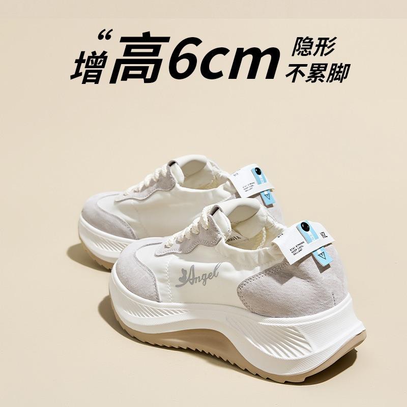 Inner height-increasing women's shoes summer new versatile thick-soled breathable casual sports shoes women