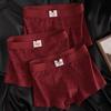 Men's Red Year of the Rat Antibacterial Cotton Boxer Briefs