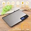 33lb Digital Kitchen Scale Large Weighing Area (9 In), Diyife Professional Electronic Food Scale, Stainless Steel Household Scale, Touch Control, LCD