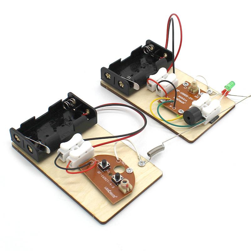 Diy Science And Technology Handmade Stem Kits Build A Telegraph Machine Learn Morse Code Electric Circuit Experiment (No Battery